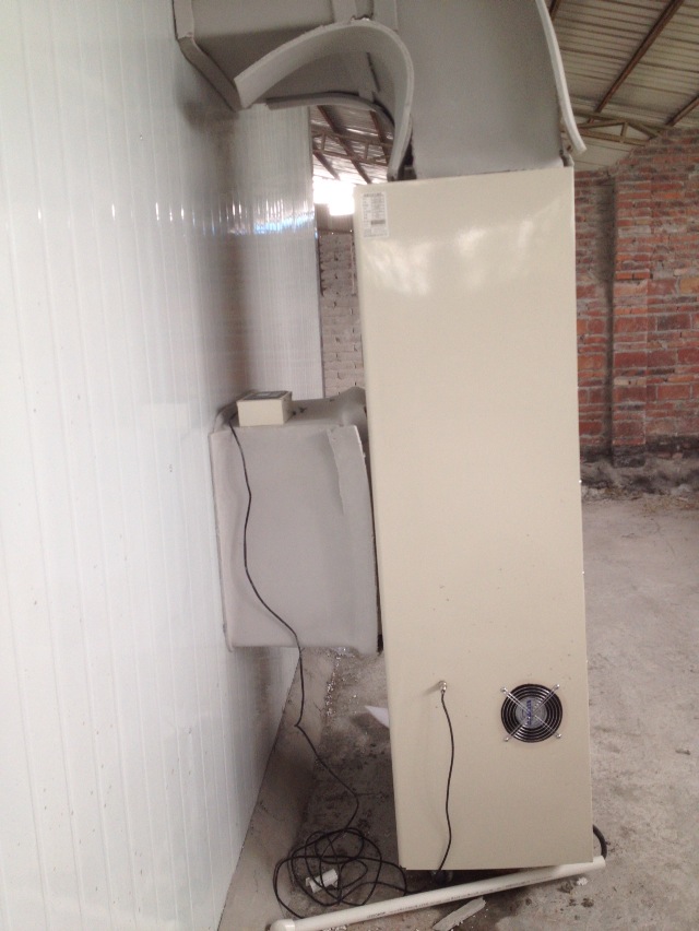 耐高温烘干型除湿机安装示意图